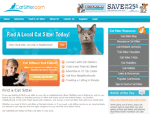 Tablet Screenshot of catsitter.com